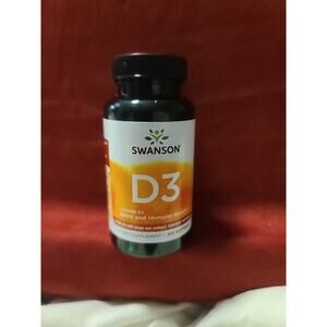 Swanson SW1371 Vitamin D3 Highest Potency - 250 Softgels Exp. 07/2029 NEW
